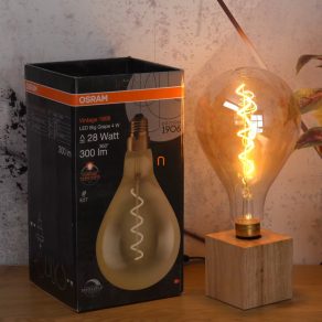   Osram Vintage Grape E27 4W 300lm 2000K cu intensitate reglabilă, iederă - în locul becului de 28W