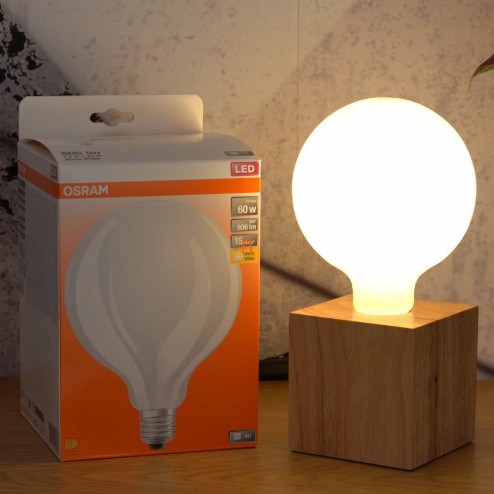Osram E27 LED Star glob gigant 7W 806lm 2700K alb cald 300° - înlocuiește becul de 60W