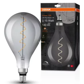   Osram Vintage Big Grape E27 4W 140lm 1800K cu intensitate reglabilă, fum - în locul becului de 16W