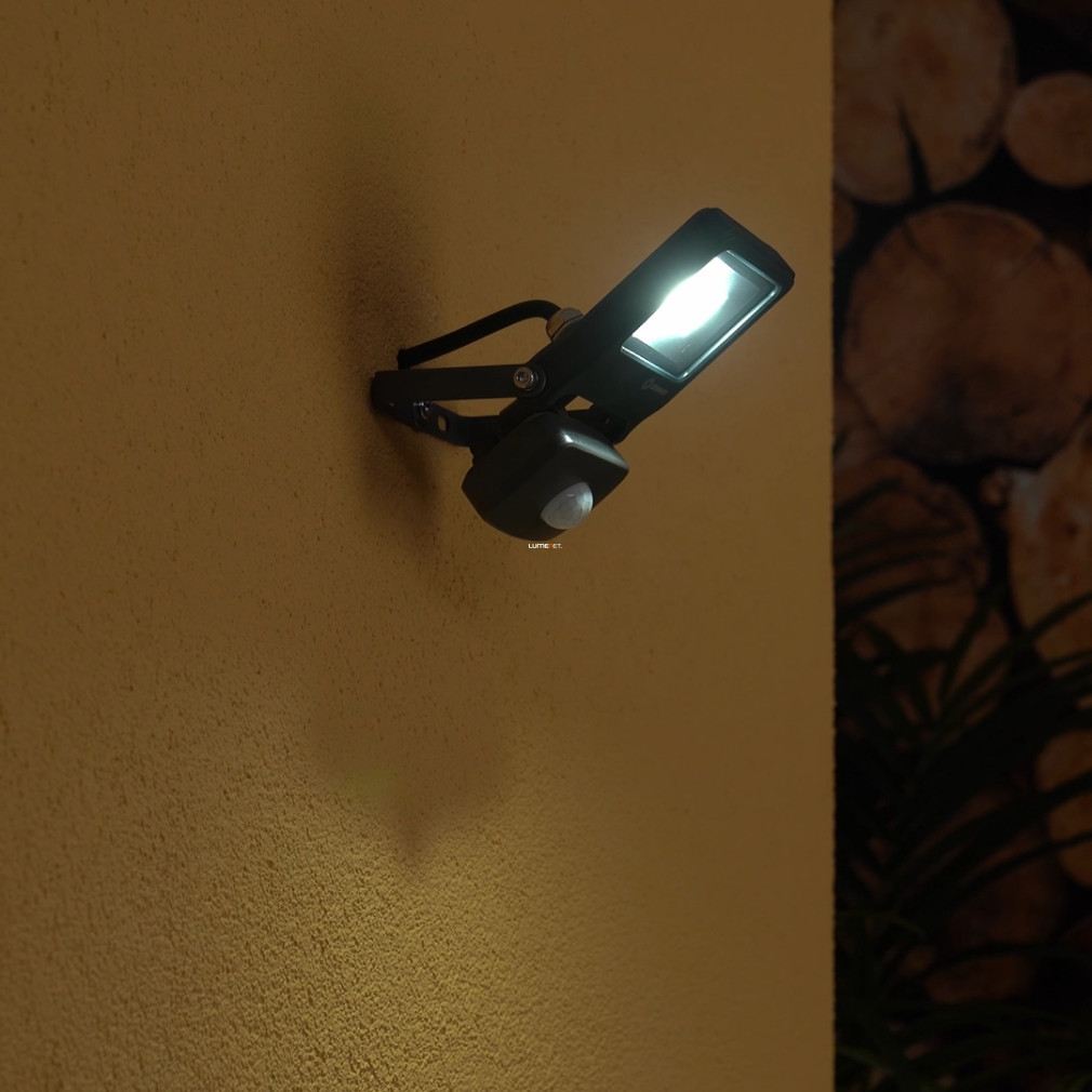 Ledvance Endura Flood LED reflector cu senzor de mișcare 10W, 800lm, 4000K, IP44, gri