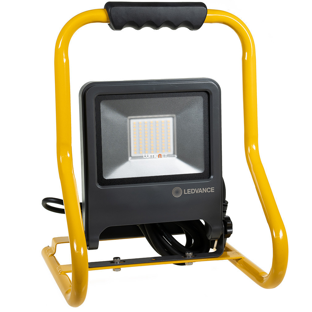 Ledvance reflector LED pentru exterior cu dublă priză, alb rece, 50 W (Worklight R-Stand)