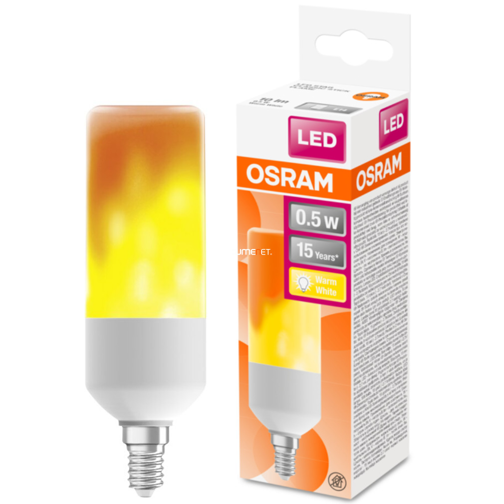 Osram E14 LED Star Decor T forma 0,5W 10lm 1500K candelight 330°