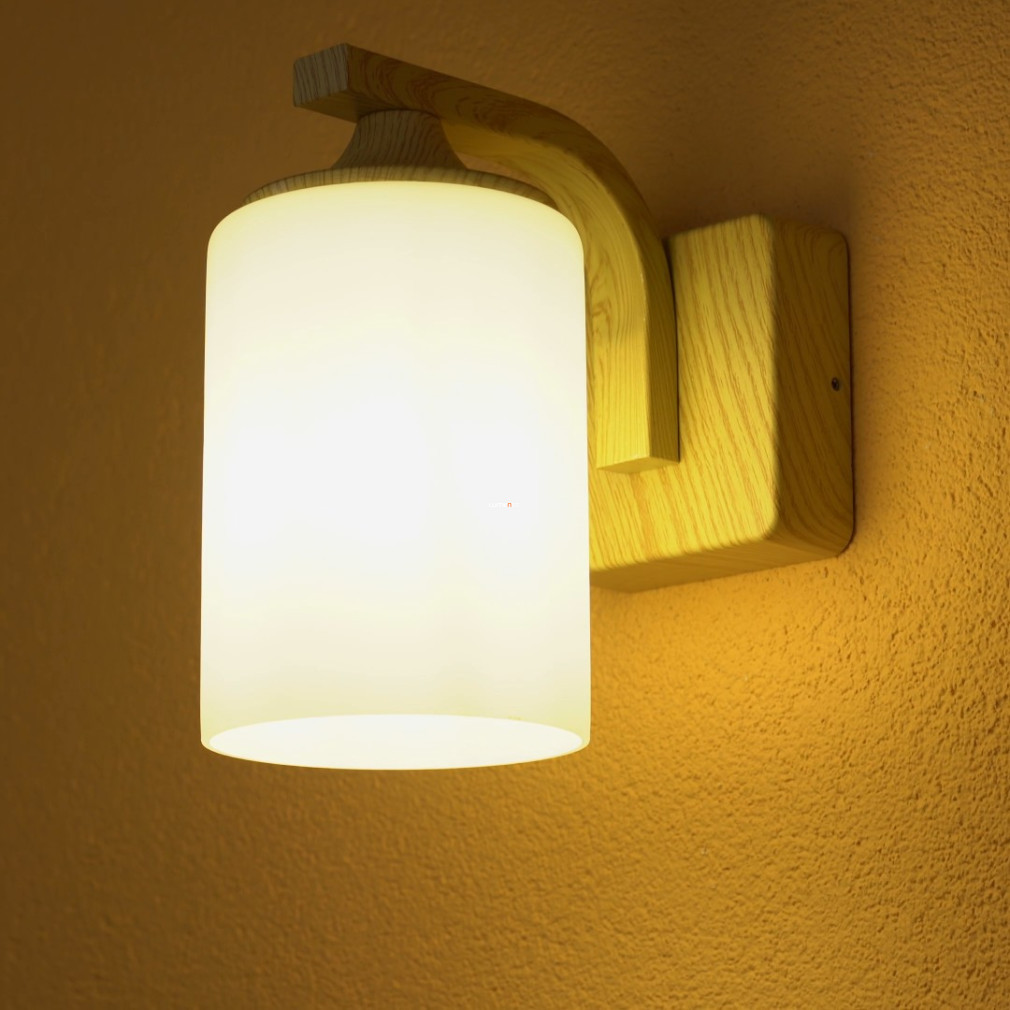 Ledvance Endura Classic Lantern Cyl lampă de perete pentru exterior cu model din lemn IP43 1xE27 21,2x21cm