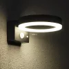 Lampă LED Ledvance pentru exterior, montată pe perete, cu senzor de lumină și mișcare, alb cald, 6 W (Endura Style Solar)