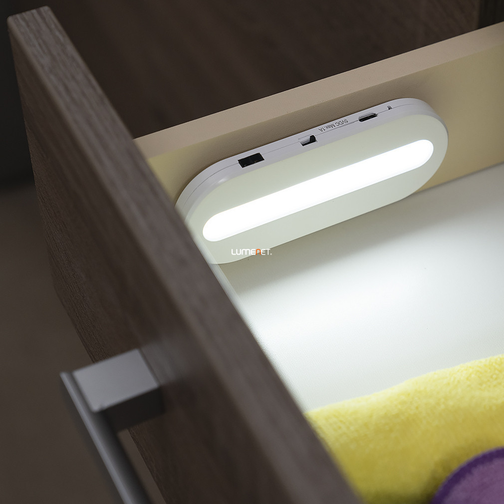 Ledvance lampă LED reîncărcabilă cu senzor de mișcare, alb rece (Linear Mobile)