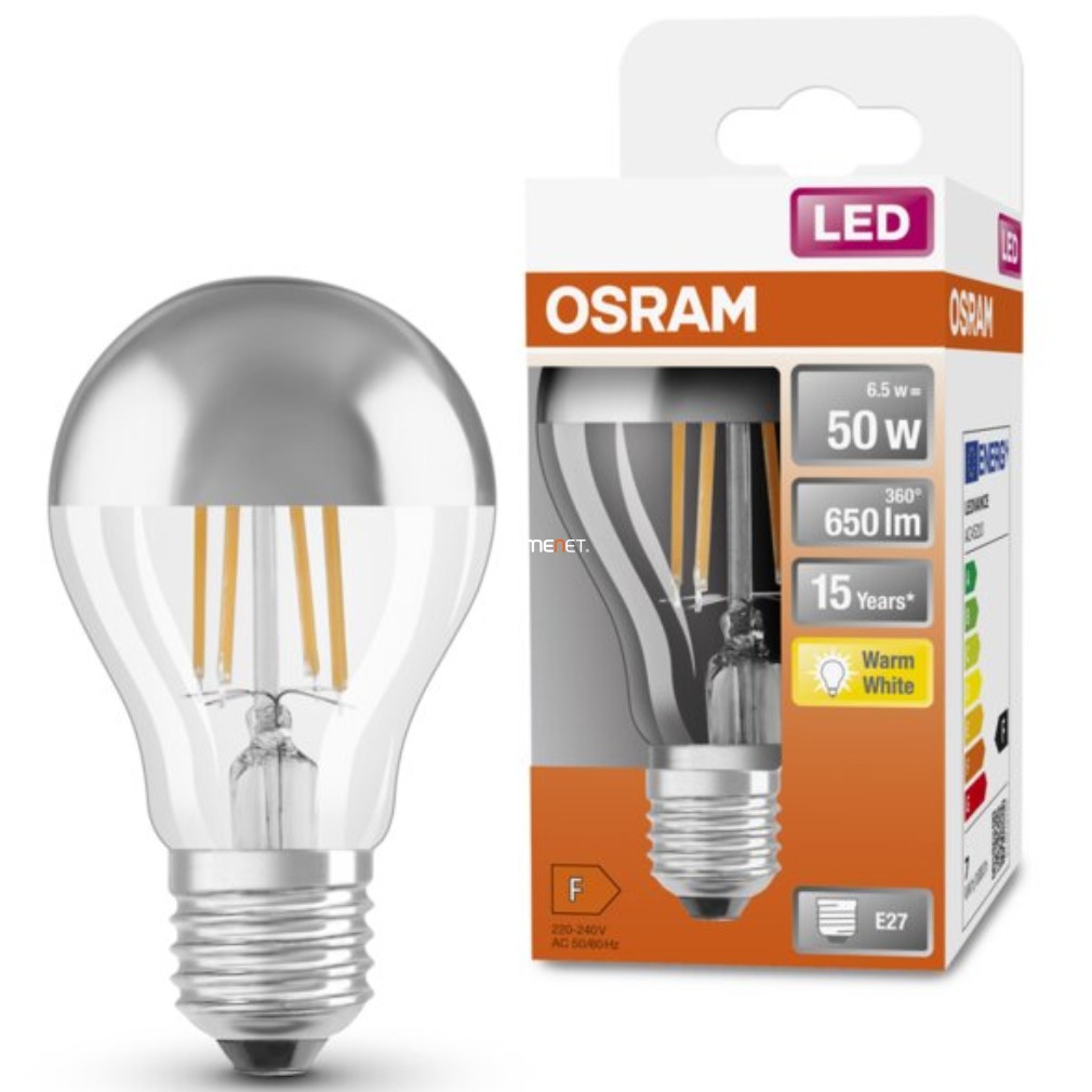 Osram E27 LED Star 6,5W 650lm 2700K alb cald 300° - înlocuire bec 50W