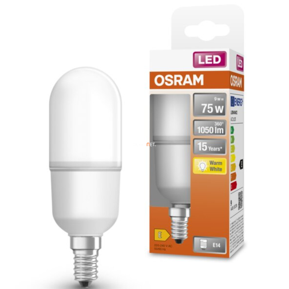 Osram E14 LED Star 9W 1050lm 2700K alb cald 200° - înlocuiește becul de 75W