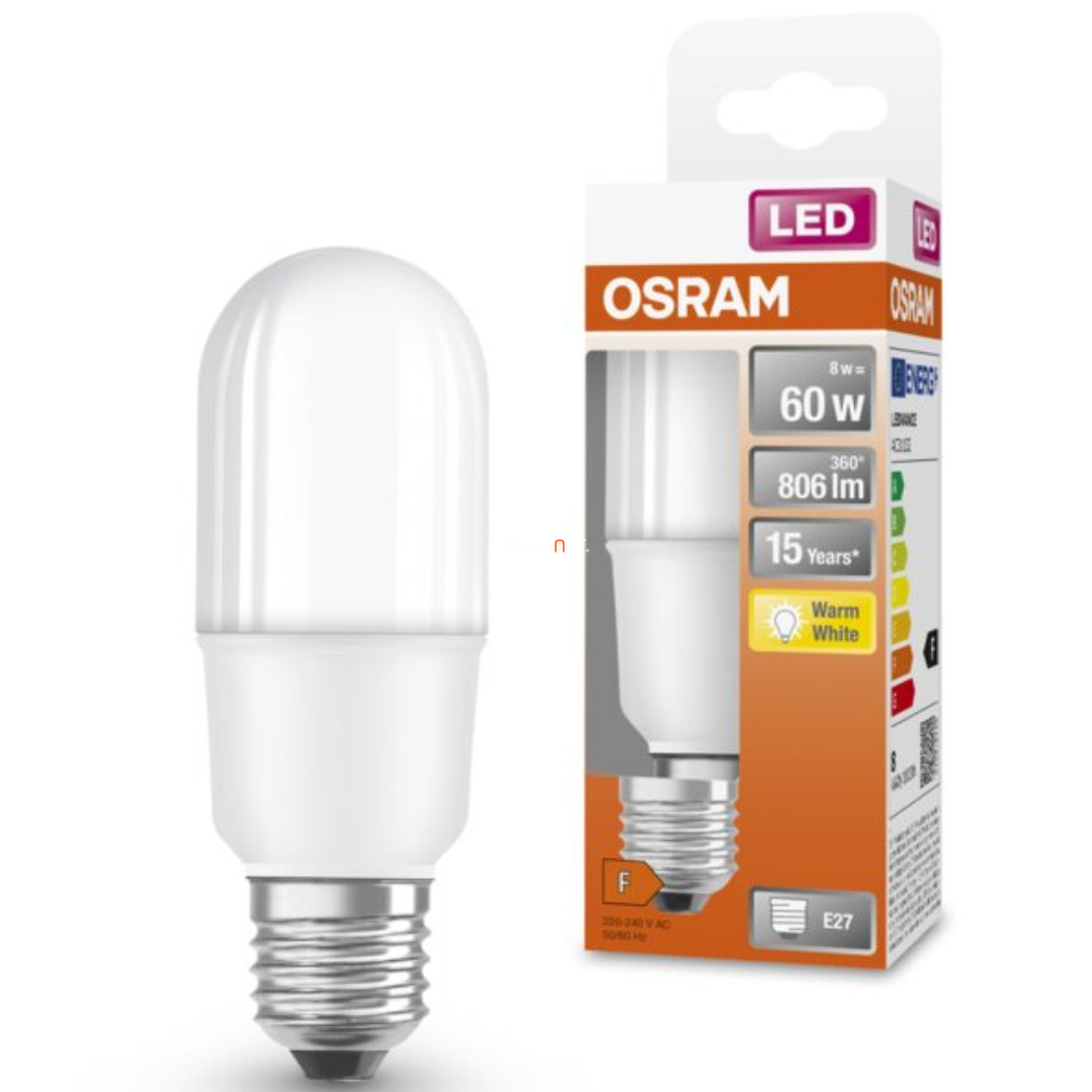 Osram E27 LED Star 8W 806lm 2700K alb cald 200° - înlocuiește becul de 60W