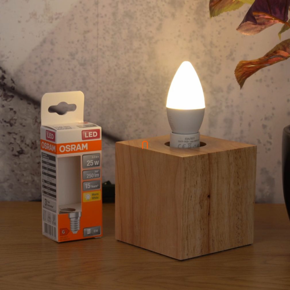 Osram E14 LED Star lumânare 3,3W 250lm 2700K alb cald 200° - înlocuiește becul de 25W