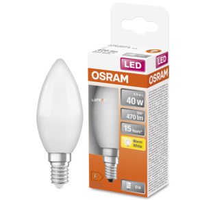   Osram E14 LED Star candle 4,9 W 470 lm 2700 K alb cald 200° - înlocuiește becul de 40 W