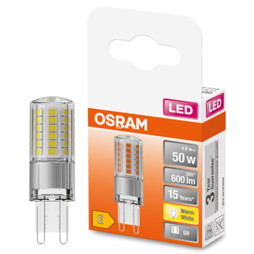 Osram G9 LED Special 4,8W 600lm 2700K alb cald 320° - înlocuiește becul de 50W