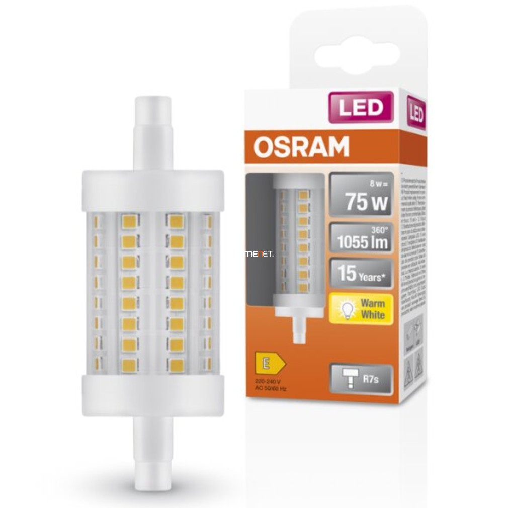 Osram R7s LED Special Line 8.2W 1055lm 2700K alb cald 300° - înlocuire bec 75W