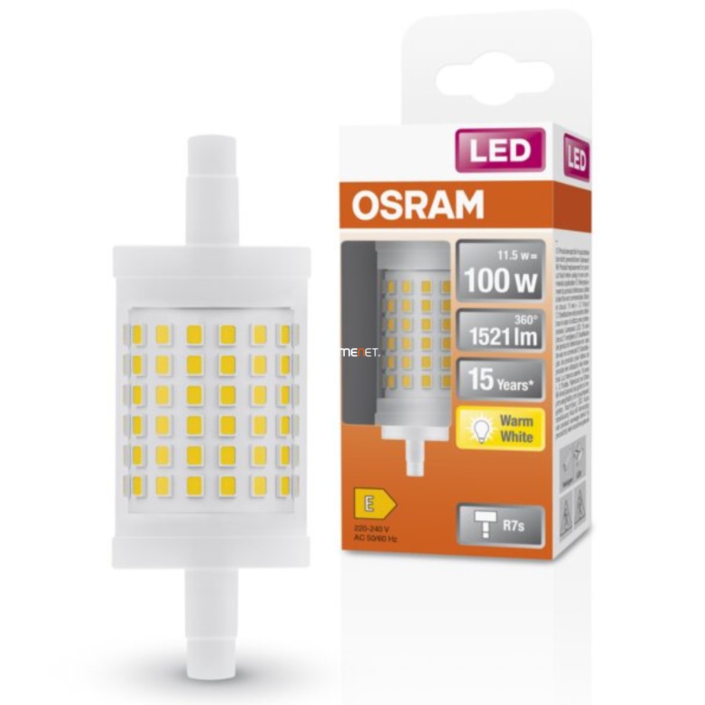 Osram R7s LED Special Line 12W 1521lm 2700K alb cald 360° - înlocuiește becul de 100W