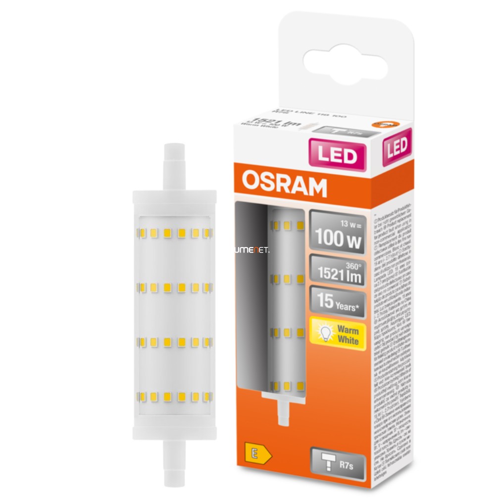 Osram R7s LED Special Line 13W 1521lm 2700K alb cald 330° - înlocuiește becul 100W