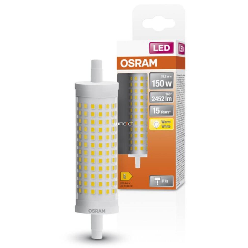 Osram R7s LED Special Line 19W 2452lm 2700K alb cald 360° - înlocuiește becul de 150W