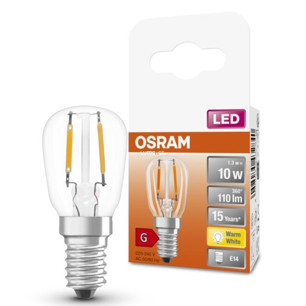 Osram E14 T26 LED Special 2.2W 110lm 2700K alb cald 320° - înlocuire bec 12W