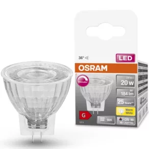   Osram GU4 12V LED SStar 2,8W 184lm 2700K alb cald, reglabil 36° - înlocuiește becul de 20W