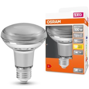   Osram E27 R80 LED Star 8,5 W 670 lm 2700 K alb cald 36° - înlocuiește becul de 100 W