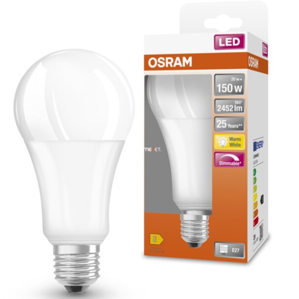 Osram E27 LED SStar 20W 2452lm 2700K alb cald, reglabil 200° - înlocuiește becul de 150W