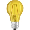 Osram E27 LED Star Decor 2,5 W, 235 lm, 2200 K, galben-soare, 300° – în locul unui bec incandescent standard de 15 W