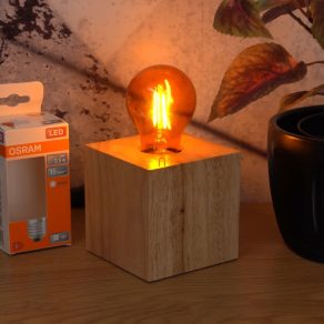   Osram E27 LED Star Decor 2,5 W 160 lm 1500 K portocaliu 300° - înlocuiește un bec standard de 15 W