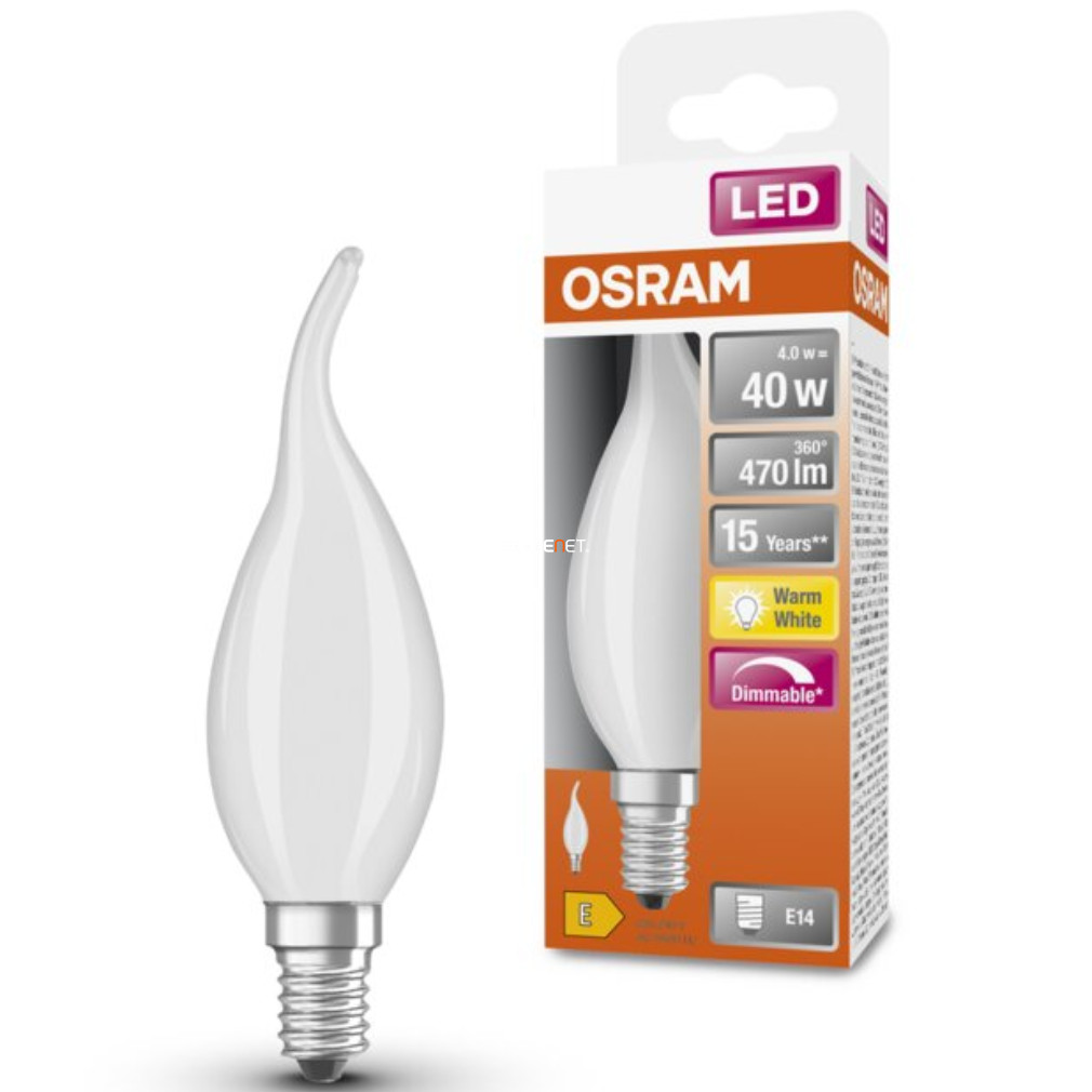 Osram E14 LED SStar Windscreen 4W 470lm 2700K alb cald, reglabil 300° - înlocuiește becul de 40W