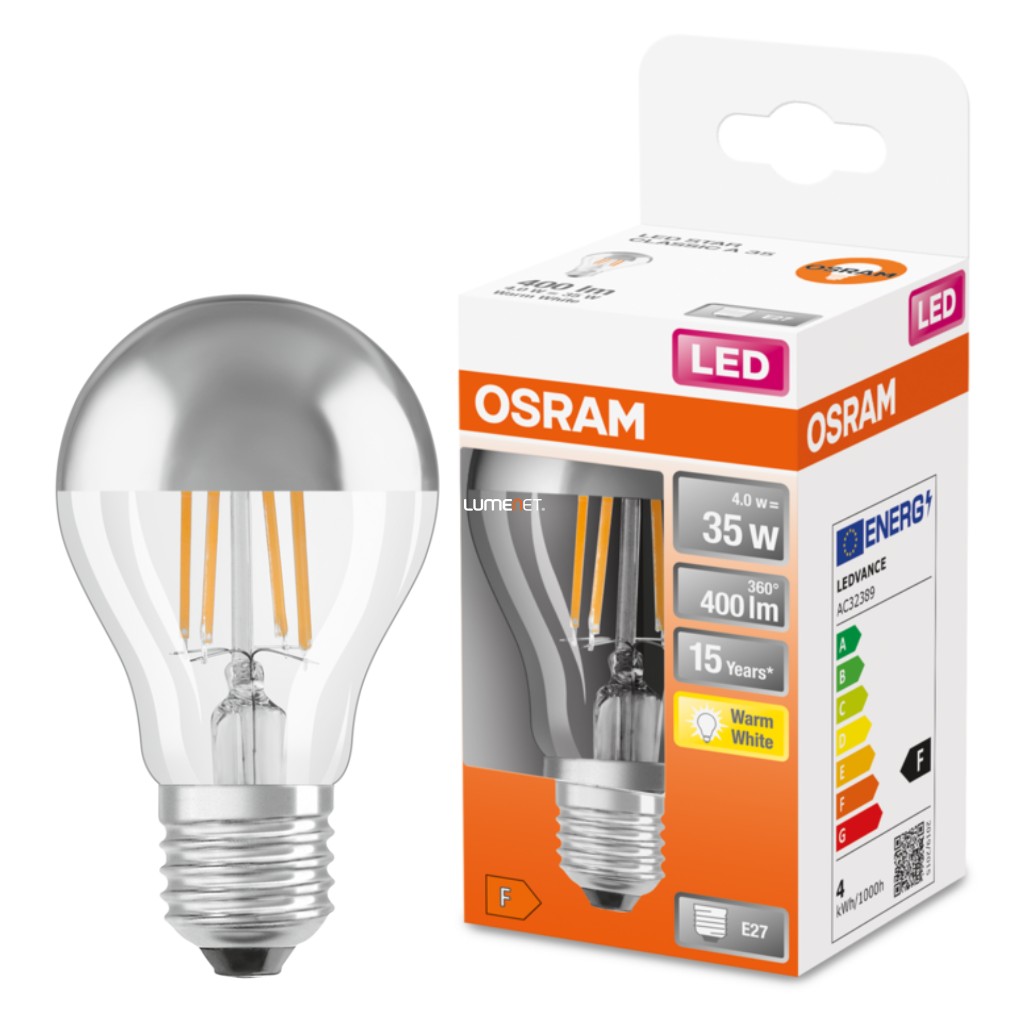 Osram E27 LED Star 4W 400lm 2700K alb cald 300° - înlocuiește becul de 35W