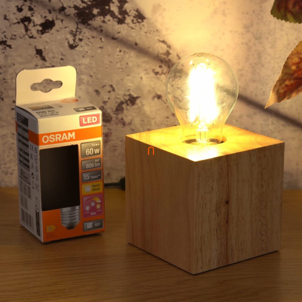 Osram Led Star+ A E27 LED 7W 806lm GlowDim 2200-2700K reglabil - înlocuiește becul de 60W