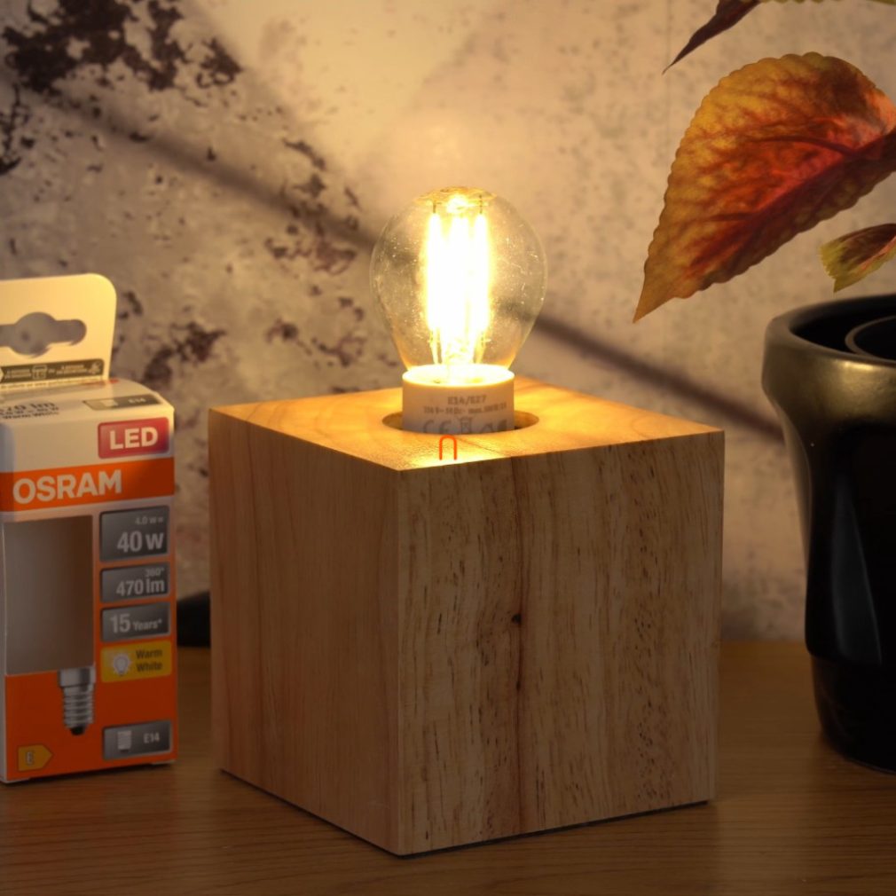 Osram E14 LED Value 4W 470lm 2700K alb cald 300° - înlocuiește becul de 40W