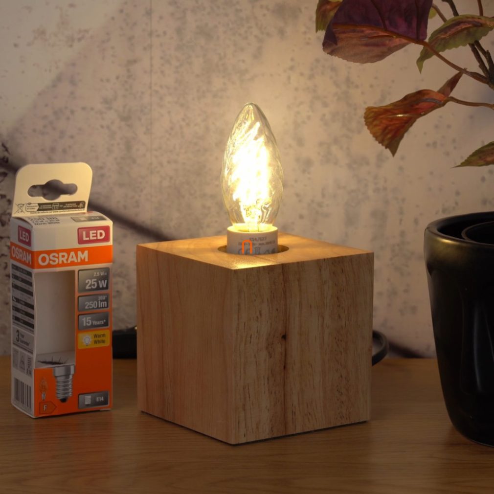 Osram E14 LED Star cu filet 2,5W 250lm 2700K alb cald 300° - înlocuiește becul de 25W