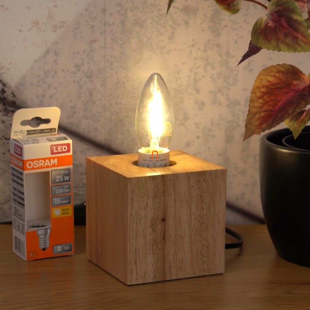Osram E14 LED Star bec 2,5W 250lm 2700K alb cald 300° - înlocuiește becul incandescent de 25W