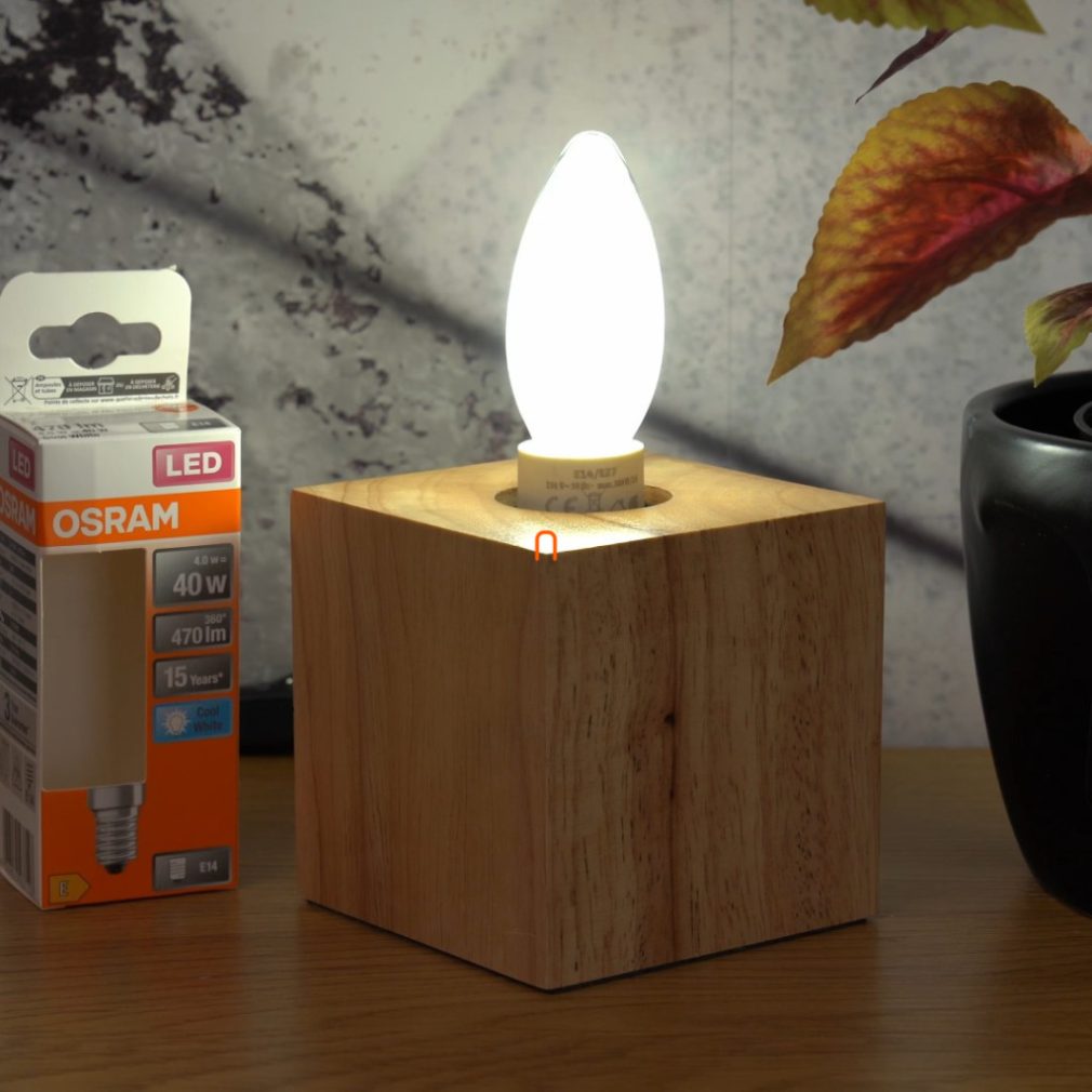 Osram E14 LED Star lumânare 4W 470lm 4000K alb rece 300° opal - înlocuiește becul de 40W