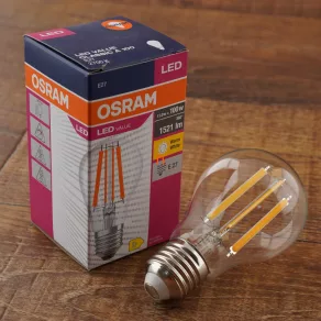   Osram E27 LED Value 11W 1521lm 2700K alb cald 300° - înlocuiește becul de 100W
