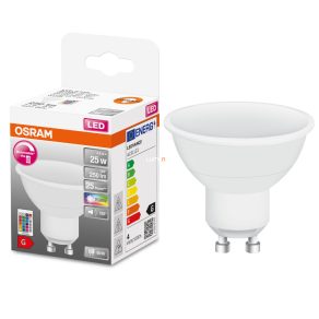   Osram GU10 LED Star+ 2,9 W 250 lm RGBW, controlabil cu telecomandă 120° - înlocuiește becul de 25 W