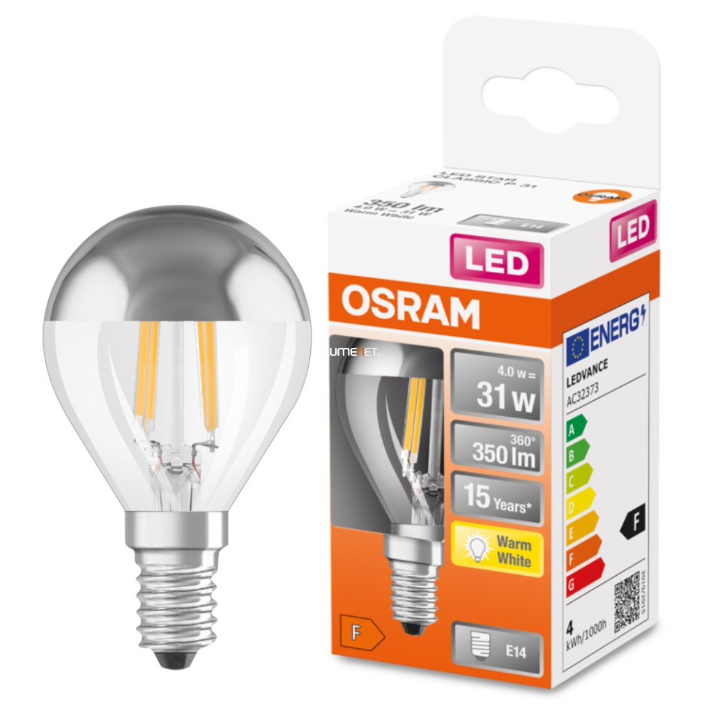 Osram E14 LED Star glob mic 4W 350lm 2700K alb cald 300° - înlocuiește becul 31W