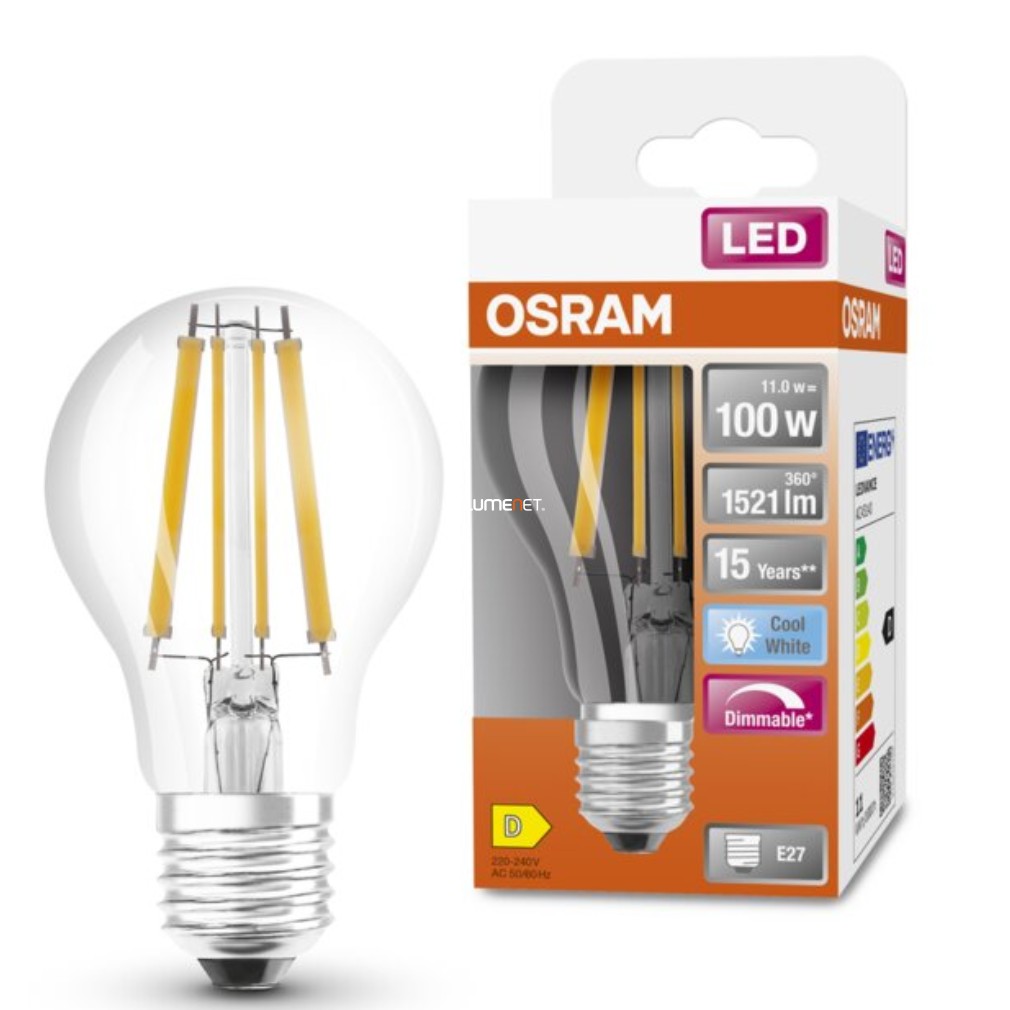 Osram E27 LED SStar 12W 1521lm 4000K alb rece, reglabil 320° - înlocuiește becul de 100W