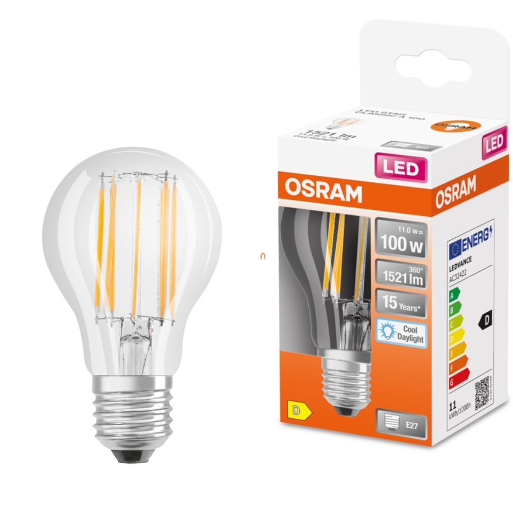 Osram E27 LED Star 11W 1521lm 6500K lumina zilei 300° - 100W înlocuire bec