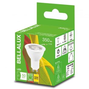   Bellalux GU10 LED 4,5 W, 350 lm, 2700 K - înlocuiește un bec de 50 W
