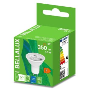   Bellalux GU10 LED 4,5 W, 350 lm, 4000 K - înlocuiește un bec de 50 W