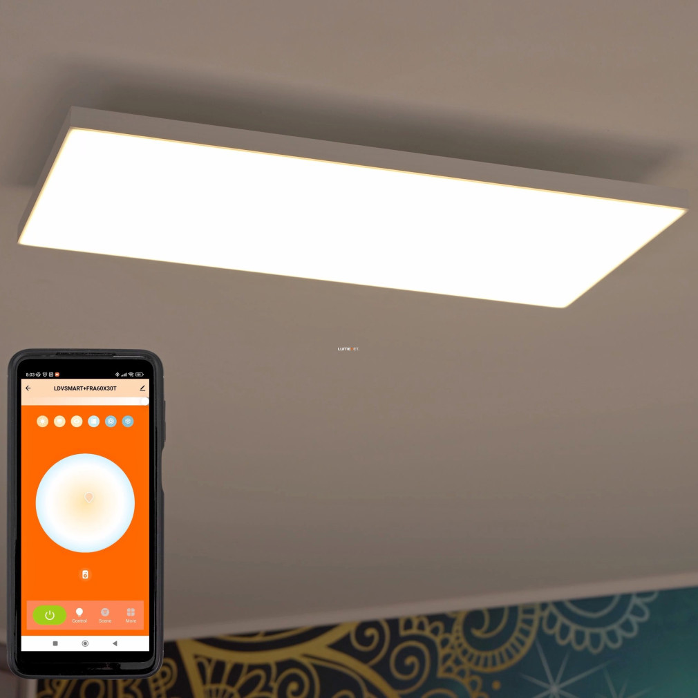 Ledvance Smart+ WIFI Planon Panou LED montabil pe suprafață fără ramă 28W 3000-6500K 600x300mm