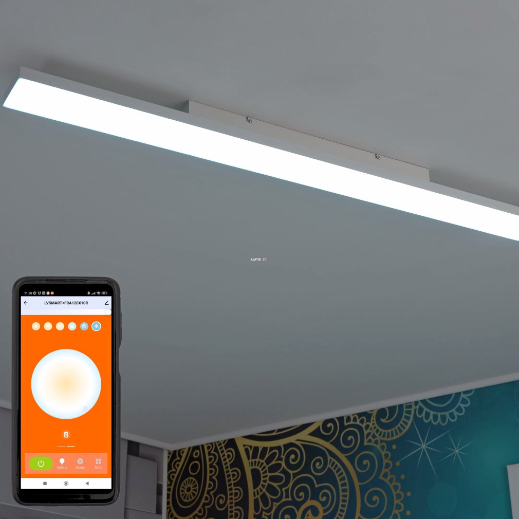 Ledvance Smart+ WIFI Planon Frameless RGB panou LED montabil pe suprafață 35W 3000-6500K 1200x100mm