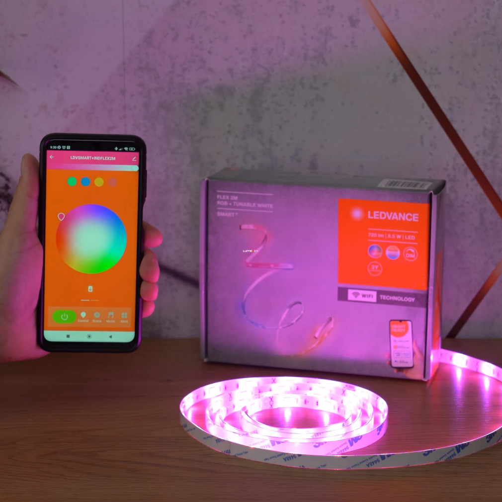 Ledvance Smart+ WIFI Flex RGBTW LED bandă 8,5W 2000-6500K 2m