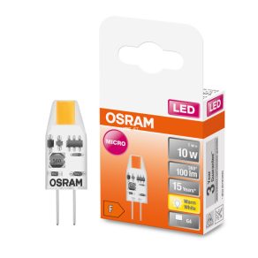  Osram Special Pin Micro G4 LED 1W 100lm 2700K - înlocuiește becul de 10W