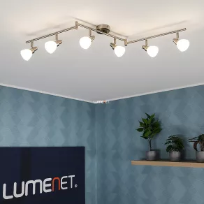   Spot Ledvance cu sursă de lumină, abajur opal, șase brațe