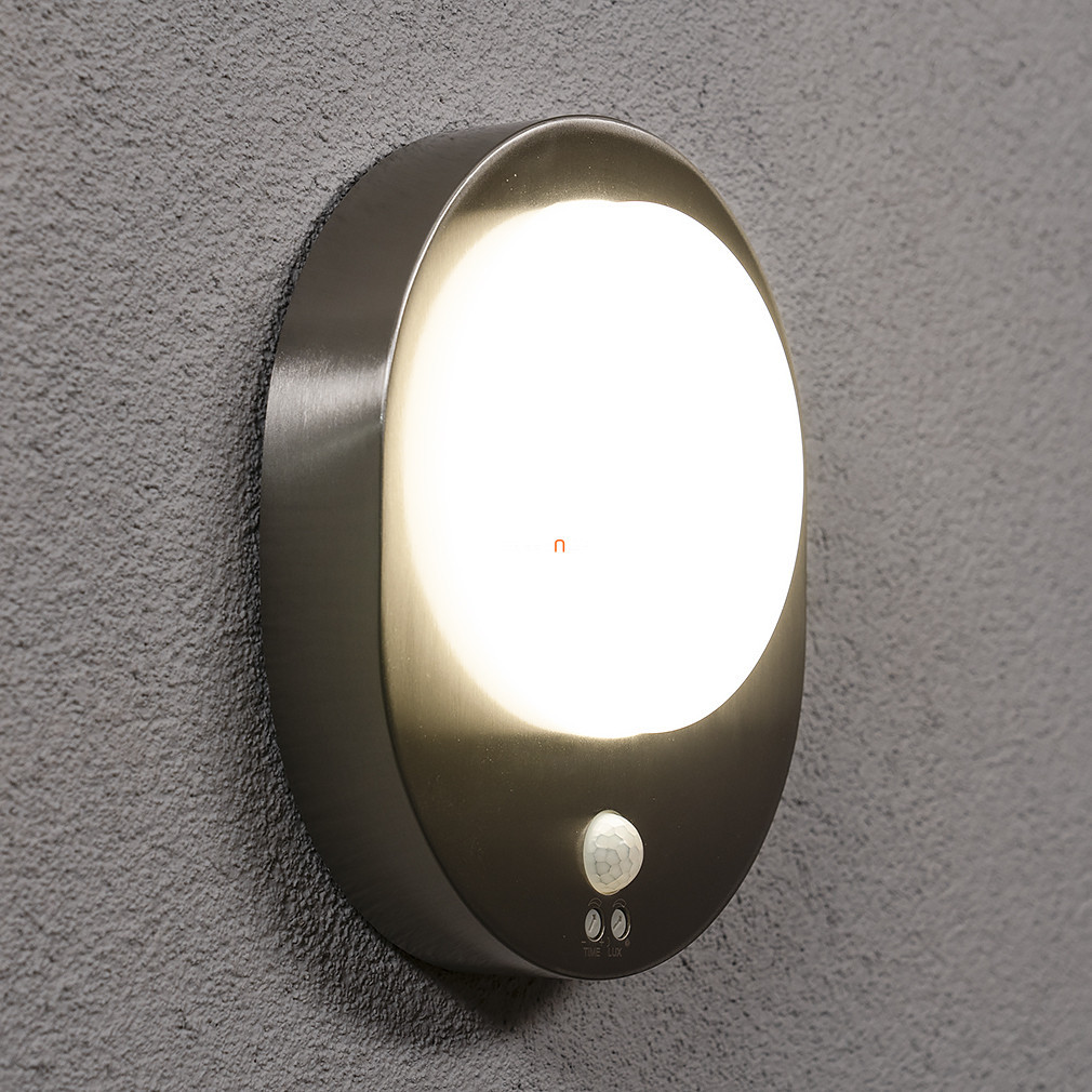 Ledvance lampă LED de exterior pentru perete cu senzor de lumină și mișcare, alb cald, 8 W (Endura Style Disc)