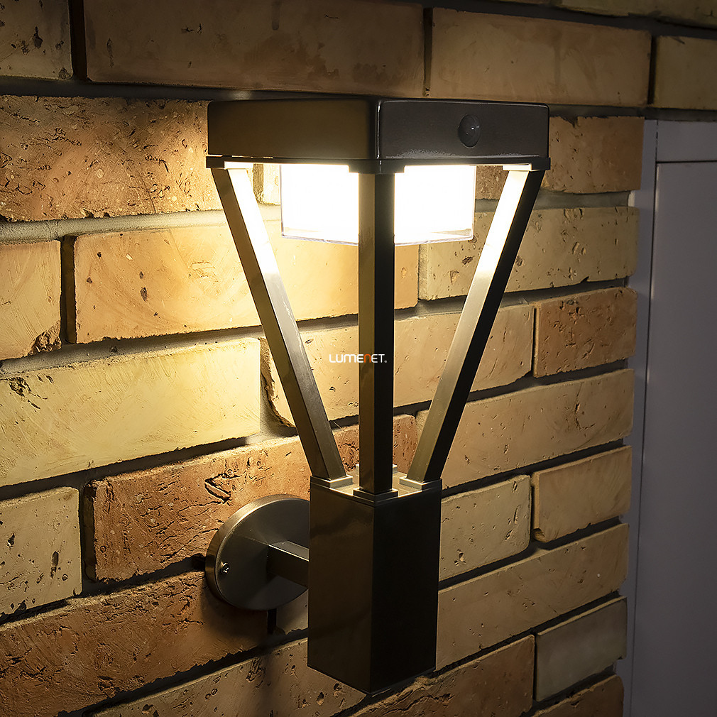 Ledvance lampă LED solară de exterior pentru montare pe perete, alb cald, 6 W (Endura Style Solar)