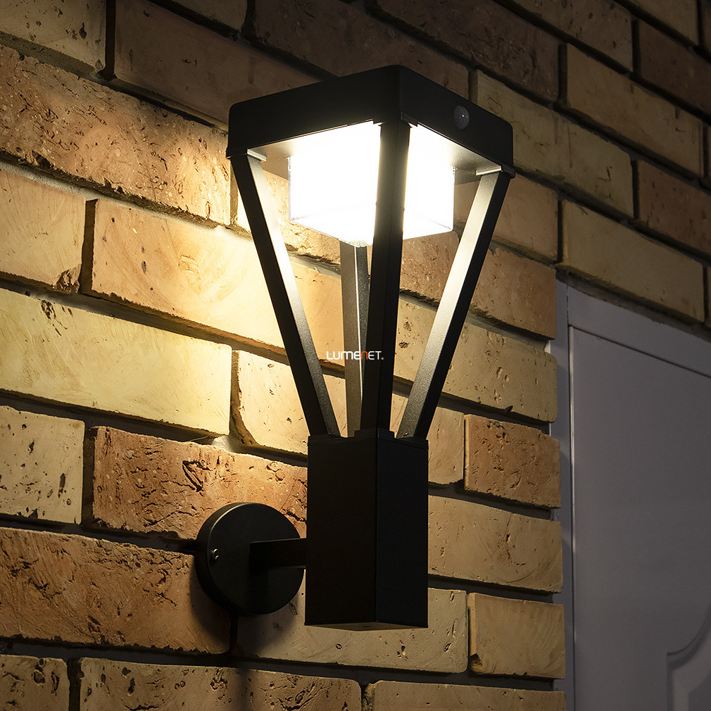 Ledvance lampă LED solară de exterior cu senzor de lumină și mișcare, alb cald, 6 W (Endura Style Solar)