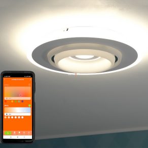   Lampă LED inteligentă Ledvance Smart+ WIFI pentru tavan, alb rece/cald, 32 W (Orbis Rumor RGBW)