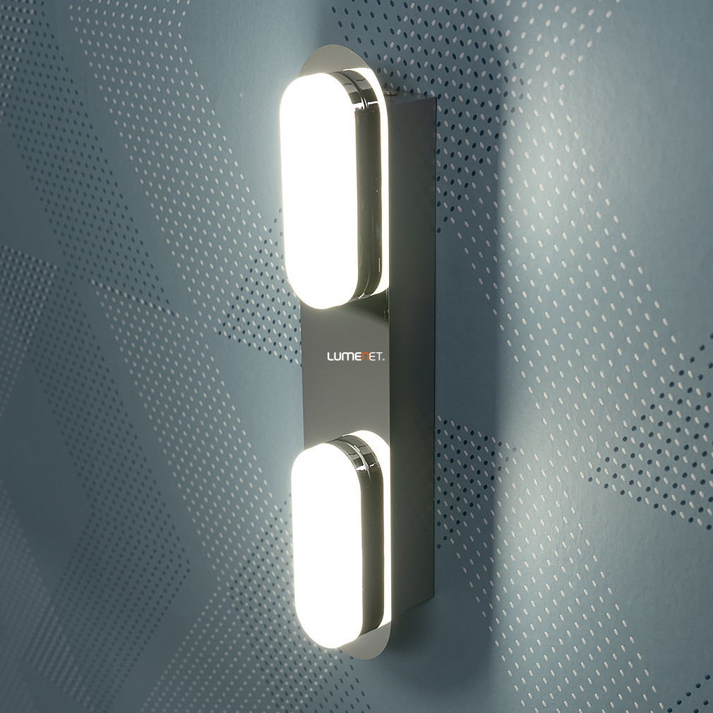 Ledvance Smart+ WIFI lampă LED inteligentă pentru baie, pentru montare pe perete, alb rece/alb cald, 15 W, crom (Orbis Wall Duplo)