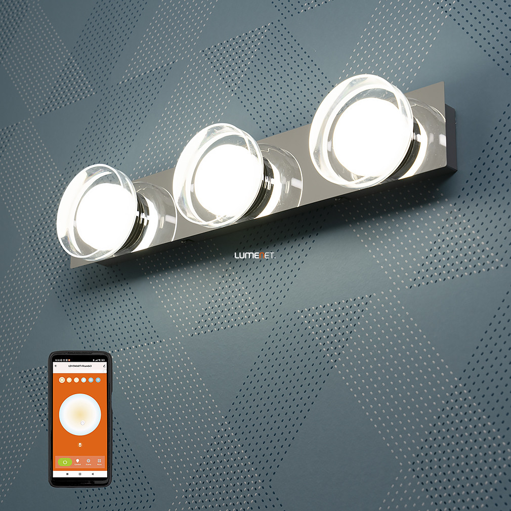 Ledvance Smart+ WIFI smart bathroom LED pentru tavan, alb rece/cald, 18 W (Orbis Wall Round)